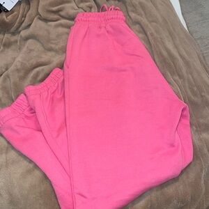 Zara pink sweatpants
